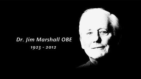 Jim Marshall OBE 1923-2012 graphic