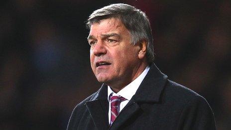 West Ham boss Sam Allardyce