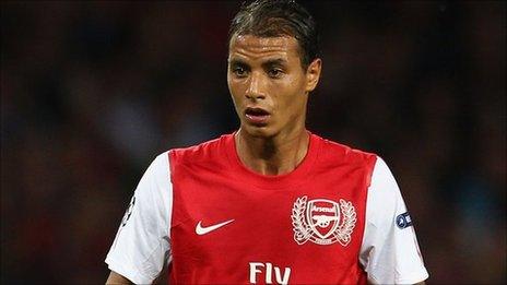 Arsenal's Moroccan forward Marouane Chamakh