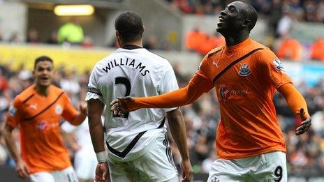 Newcastle striker Papiss Cisse