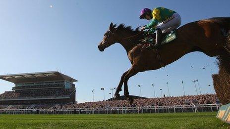 Ruby Walsh riding Master Minded in the 2011 Grand National