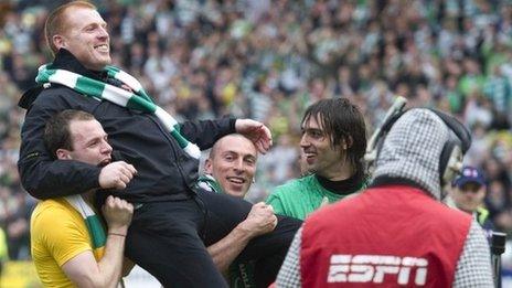 Neil Lennon's Celtic clinched the title