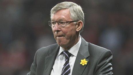 Manchester United manager Sir Alex Ferguson