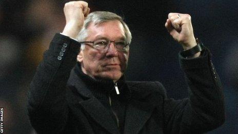 Sir Alex Ferguson is closing in on his 13th title in charge of Manchester United