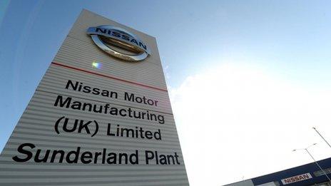 Nissan plant at Sunderland