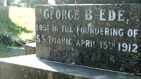 Memorial to George B Ede at Southampton Old Cemetery