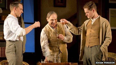 Trevor White, David Suchet and Kyle Soller in Long Day's Journey into Night