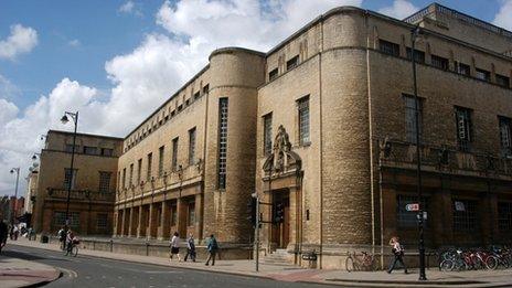 Bodleian Library in Oxford
