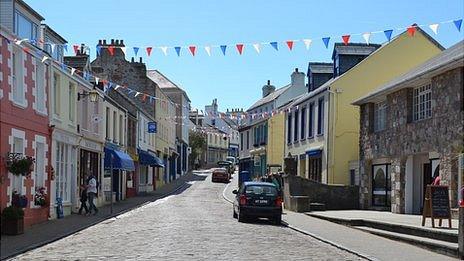 Victoria Street in Alderney