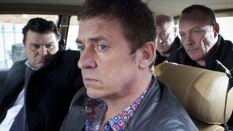 Derek Branning (Jamie Foreman) and Alfie Moon (Shane Richie)