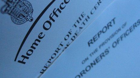 Coroner Home Office documents (library)