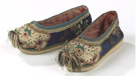 Tiger shoes from Northampton Museum