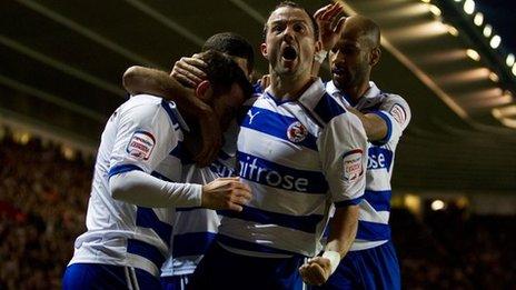 Reading celebrate against Southampton