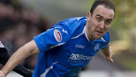 St Johnstone midfielder Lee Croft