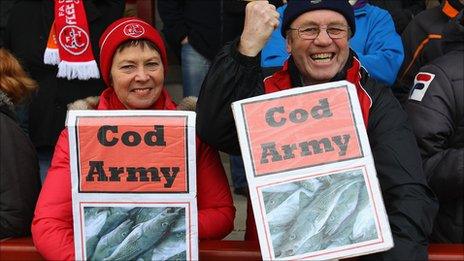 Fleetwood Town supporters