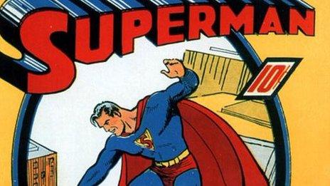 Cover of Superman No.1 comic book from 1939