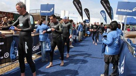 Great East Swim, Alton Water, Suffolk