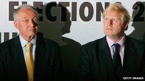 Ken Livingstone and Boris Johnson