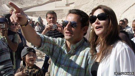 Nicolas Sarkozy and Carla Bruni