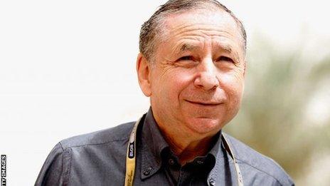 Jean Todt at the Bahrain Grand Prix