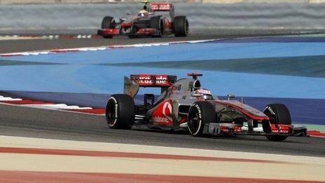 Jenson Button and Lewis Hamilton