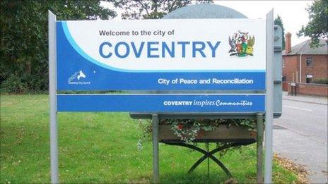 Coventry sign