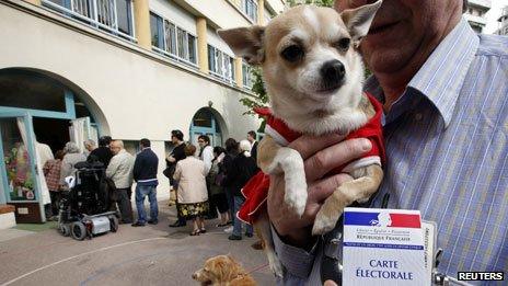 Polling booth, Nice