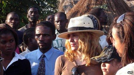 Madonna in Malawi