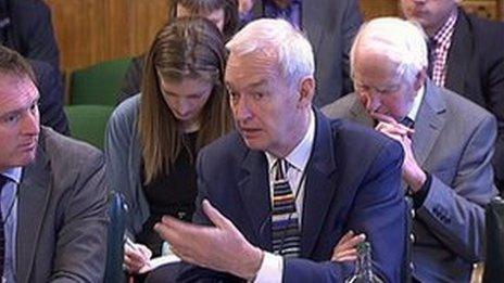 Jon Snow before transport select committee