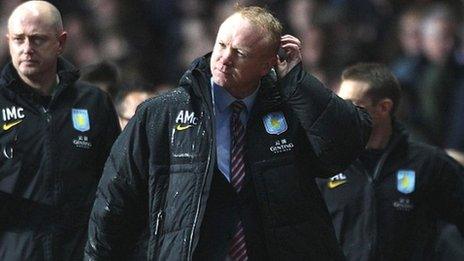 Aston Villa boss Alex McLeish