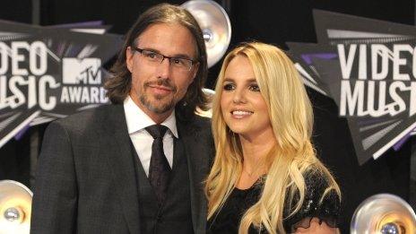 Britney Spears and Jason Trawick