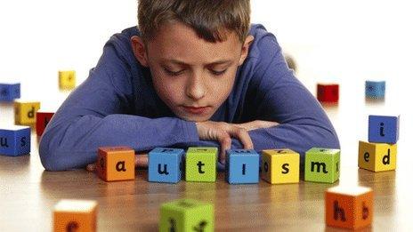 Child spelling autism