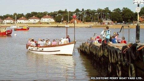 Felixstowe and Bawdsey ferry