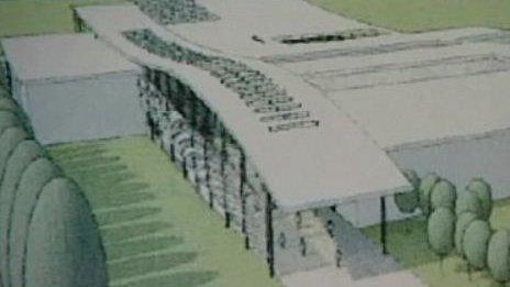 Artist impression of new Tibshelf Community School