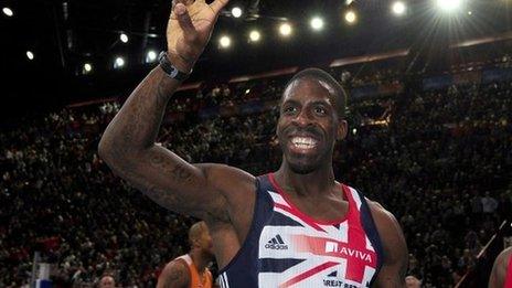 British sprinter Dwain Chambers