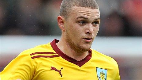 Burnley full-back Kieran Trippier