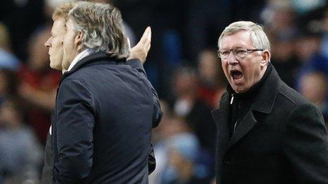 Sir Alex Ferguson and Roberto Mancini