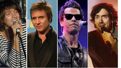 Singers of Duran Duran, Stereophonics, Paolo Nutini and Snow Patrol