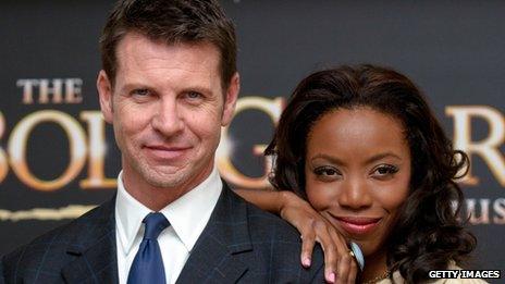 Lloyd Owen and Heather, stars of The Bodyguard