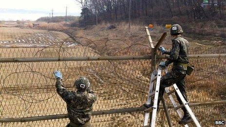 The Demilitarised Zone in South Korea