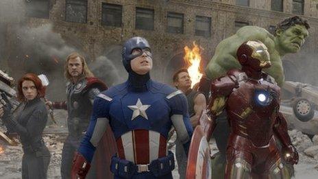 The cast of Marvel Avengers Assemble