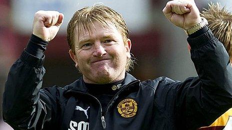 Motherwell manager Stuart McCall