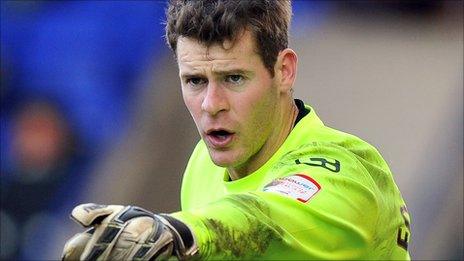 Tranmere Rovers goalkeeper Owain Fon Williams