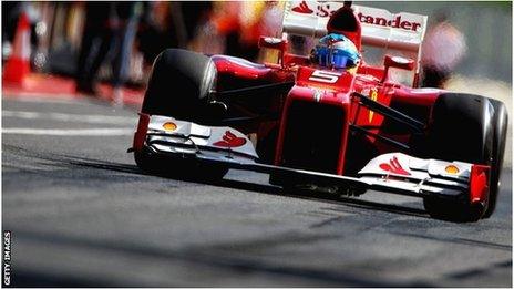 Ferrari driver Fernando Alonso