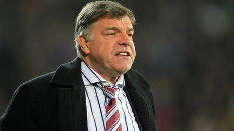 West Ham manager Sam Allardyce