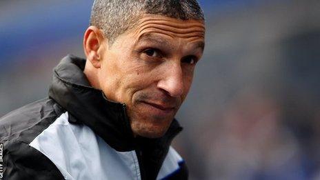 Birmingham manager Chris Hughton