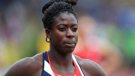 British 400m runner Christine Ohuruogu