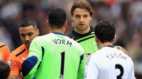 Tim Krul and Michel Vorm