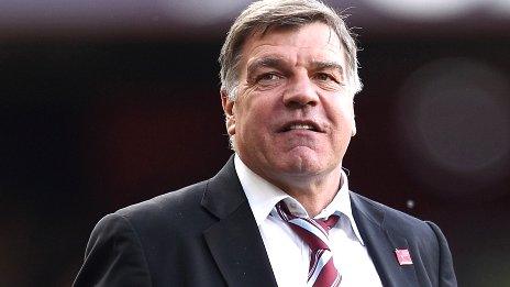 West Ham boss Sam Allardyce