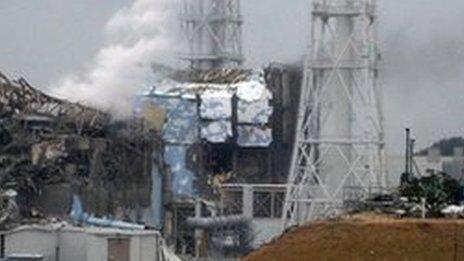 Damage at Fukushima plant (file photo)